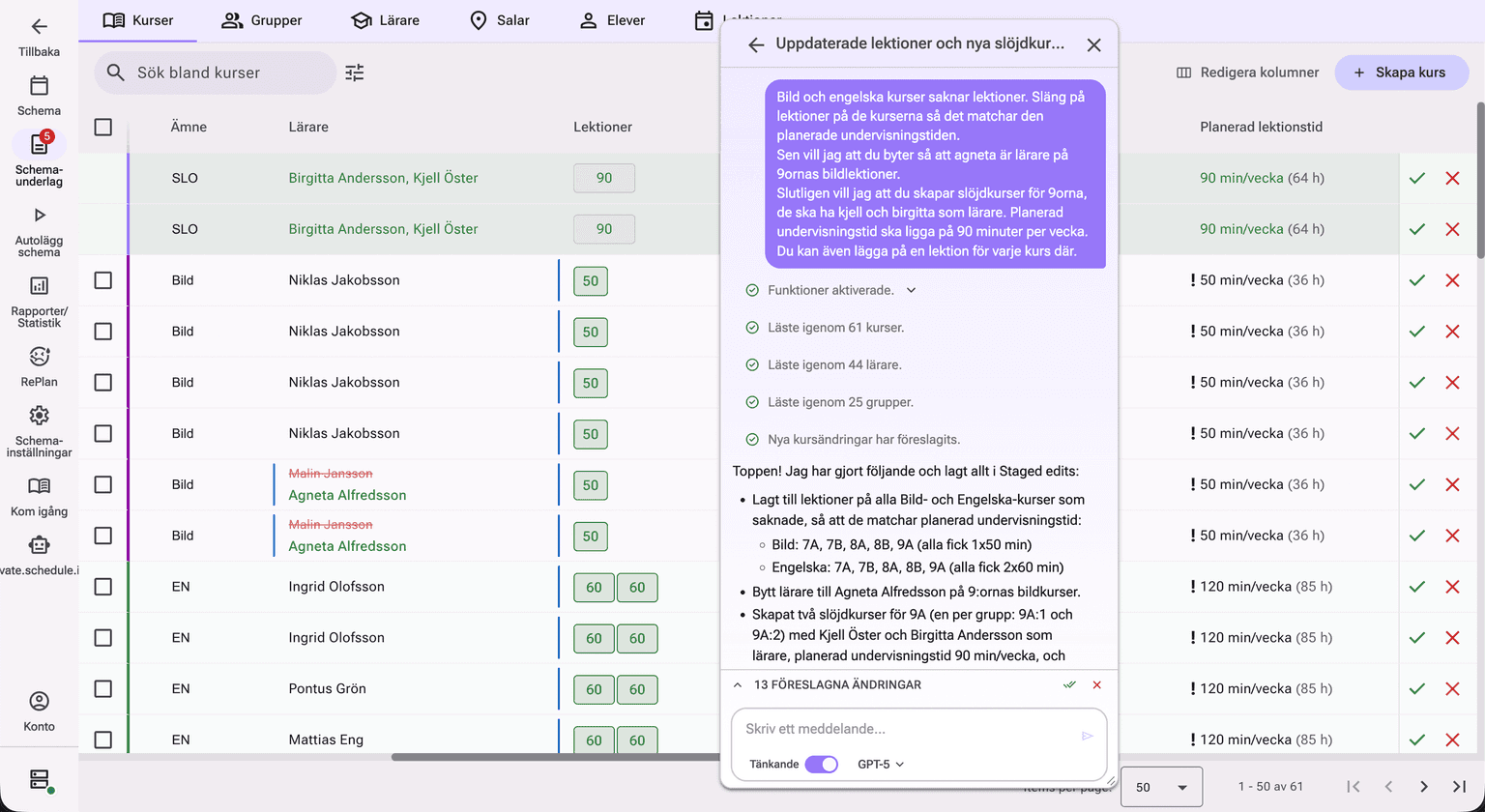 CoPlan – AI Assistant for Scheduling Setup | Royal Schedule